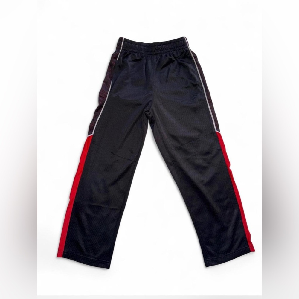 Starter Boys Black Mesh Athletic Track Pants Size M (8)